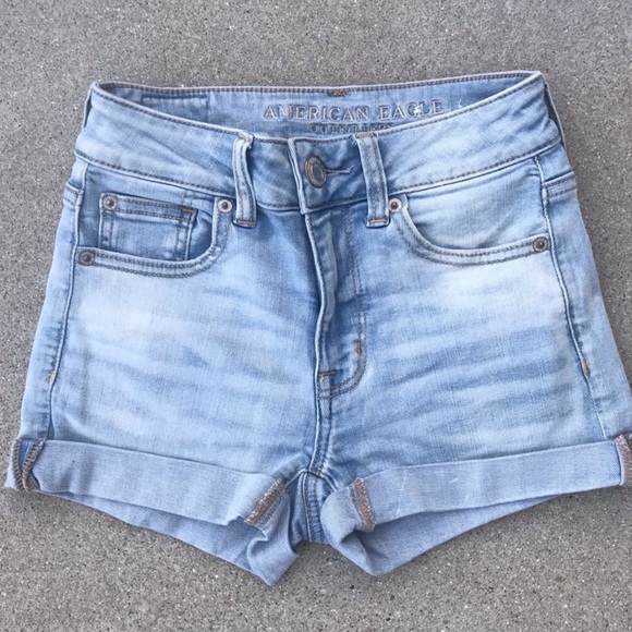 American Eagle Outfitters Pants - America Eagle Outfitters high waist jean SHORTS 0